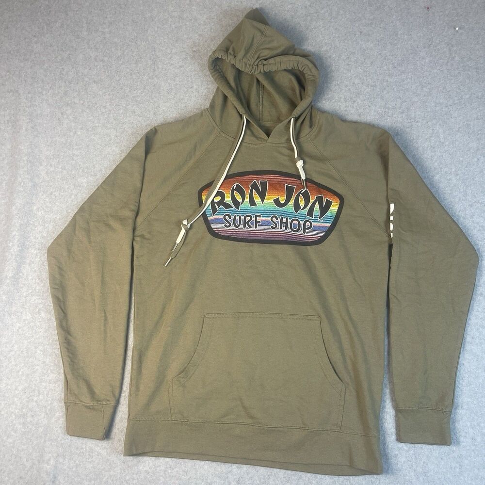Ron Jon Surf Shop Hoodie "Disney springs" Logo on Sleeve  Size: Large